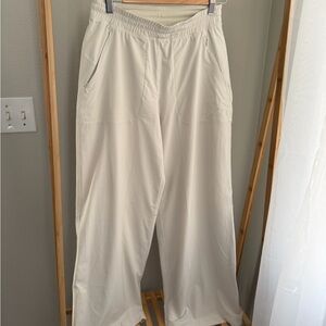 Lululemon Athletica Off-White Wide-Leg Pants